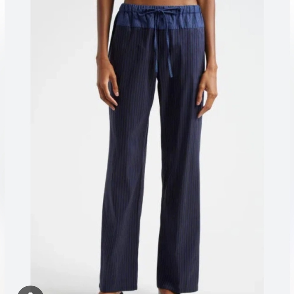 Paloma wool navy stripe Olga pants